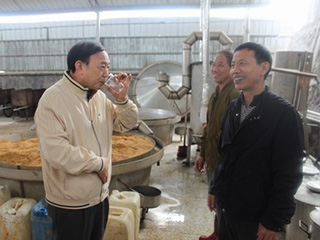 福建省地方稅務局局長李國瑛到我公司檢查工作